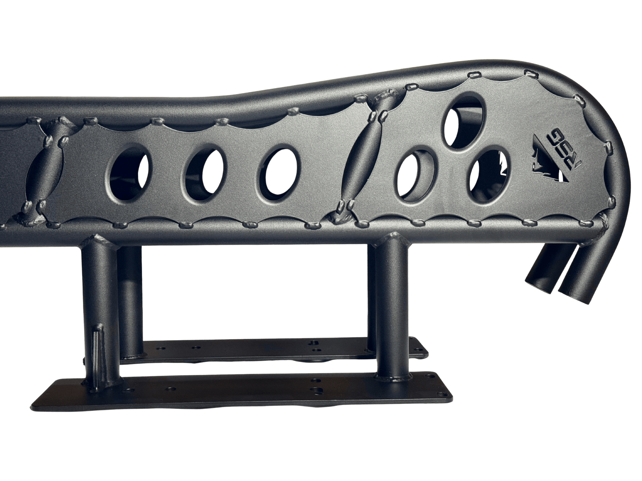 RSG Off Road Rock Sliders DOM / POWDER COAT 2010-2023 Lexus GX460 Flat Sliders With Top Plate