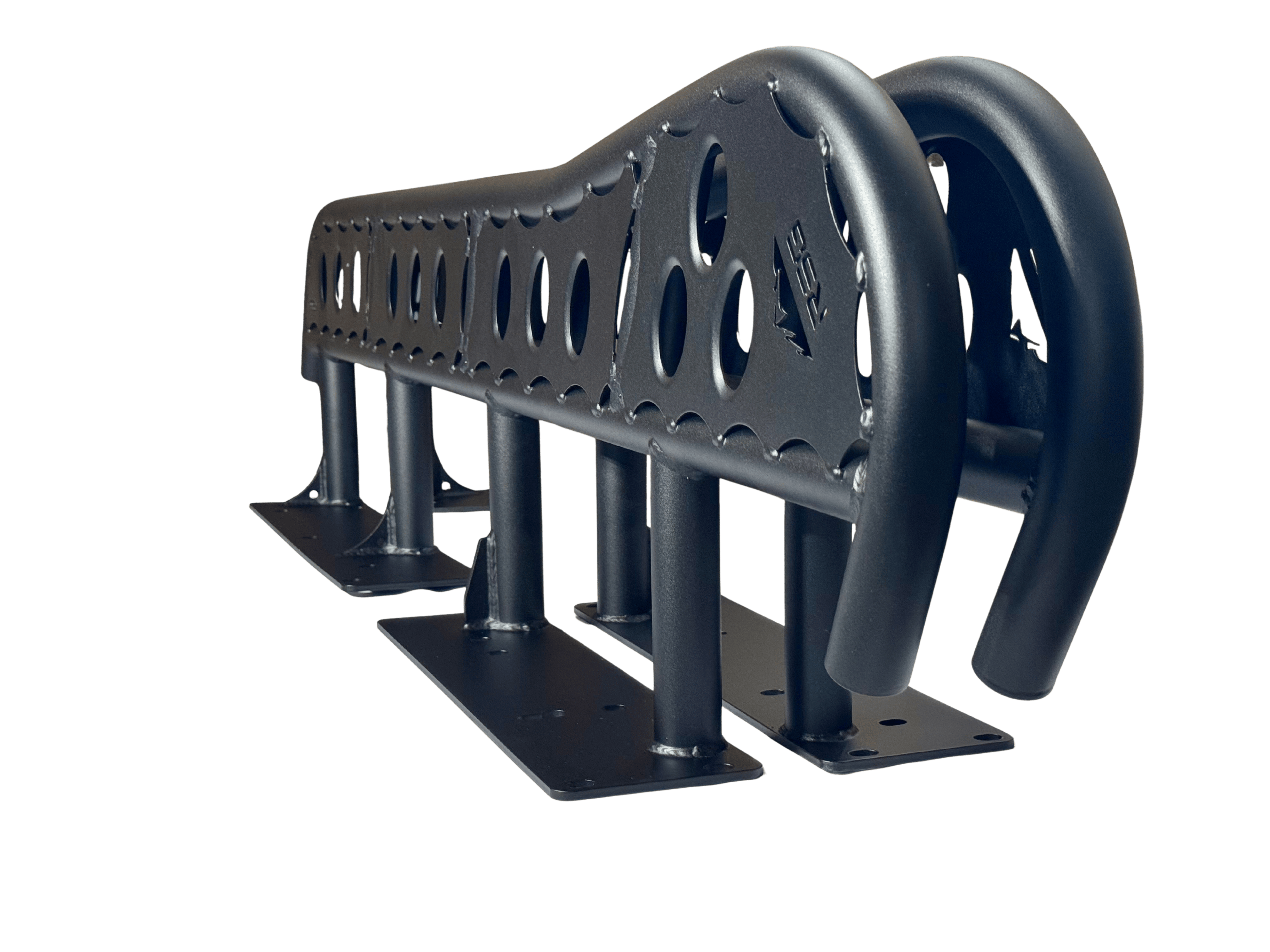 RSG Off Road Rock Sliders DOM / POWDER COAT 2010-2023 Lexus GX460 Flat Sliders With Top Plate