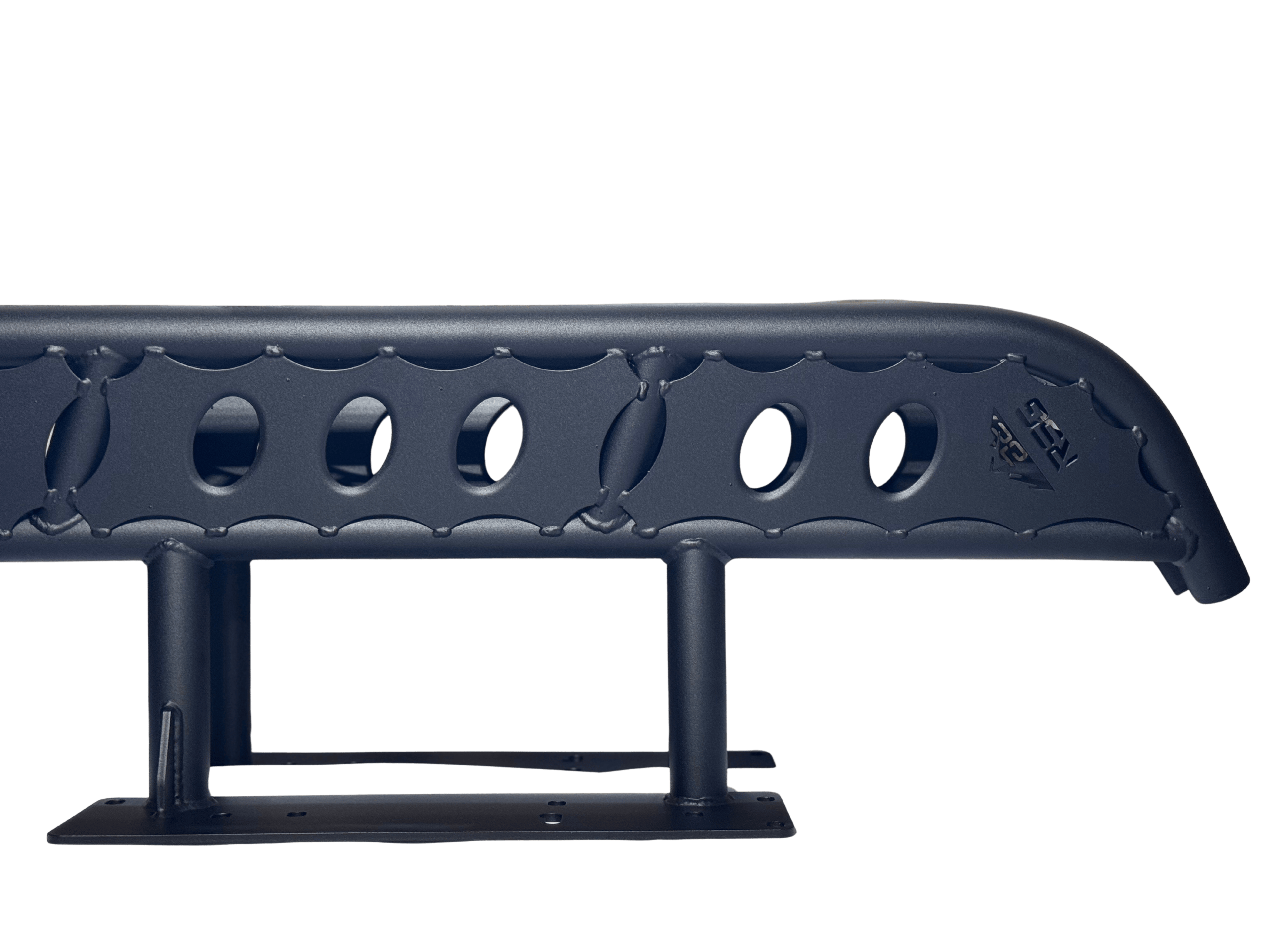 RSG Off Road Rock Sliders DOM / Powder Coated 2010-2023 Lexus GX460 Angled Sliders With Top Plate **No Kick Out**