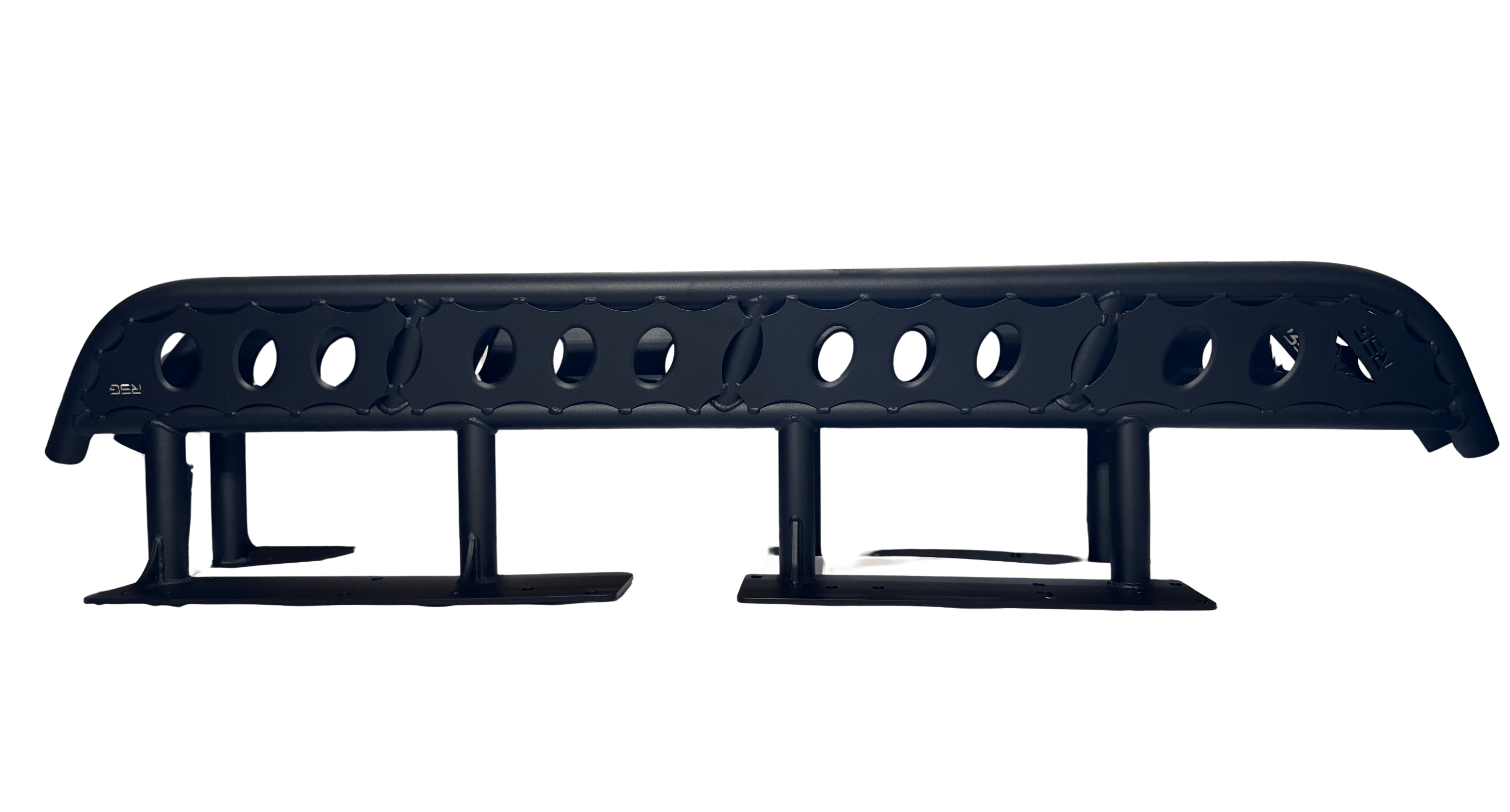 RSG Off Road Rock Sliders DOM / Powder Coated 2010-2023 Lexus GX460 Angled Sliders With Top Plate **No Kick Out**