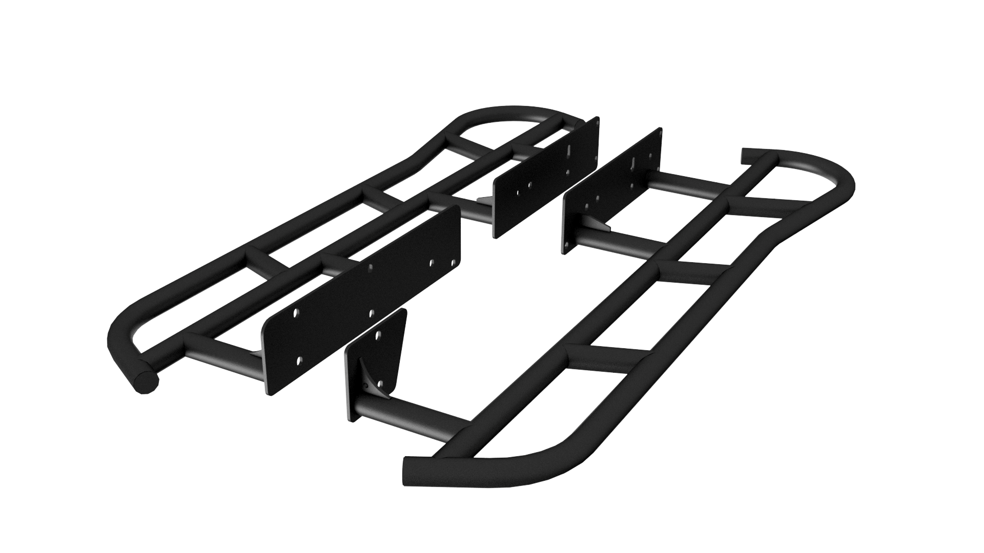 RSG Off Road Rock Sliders DOM / Powder Coated 2010-2023 Lexus GX460 Flat Sliders