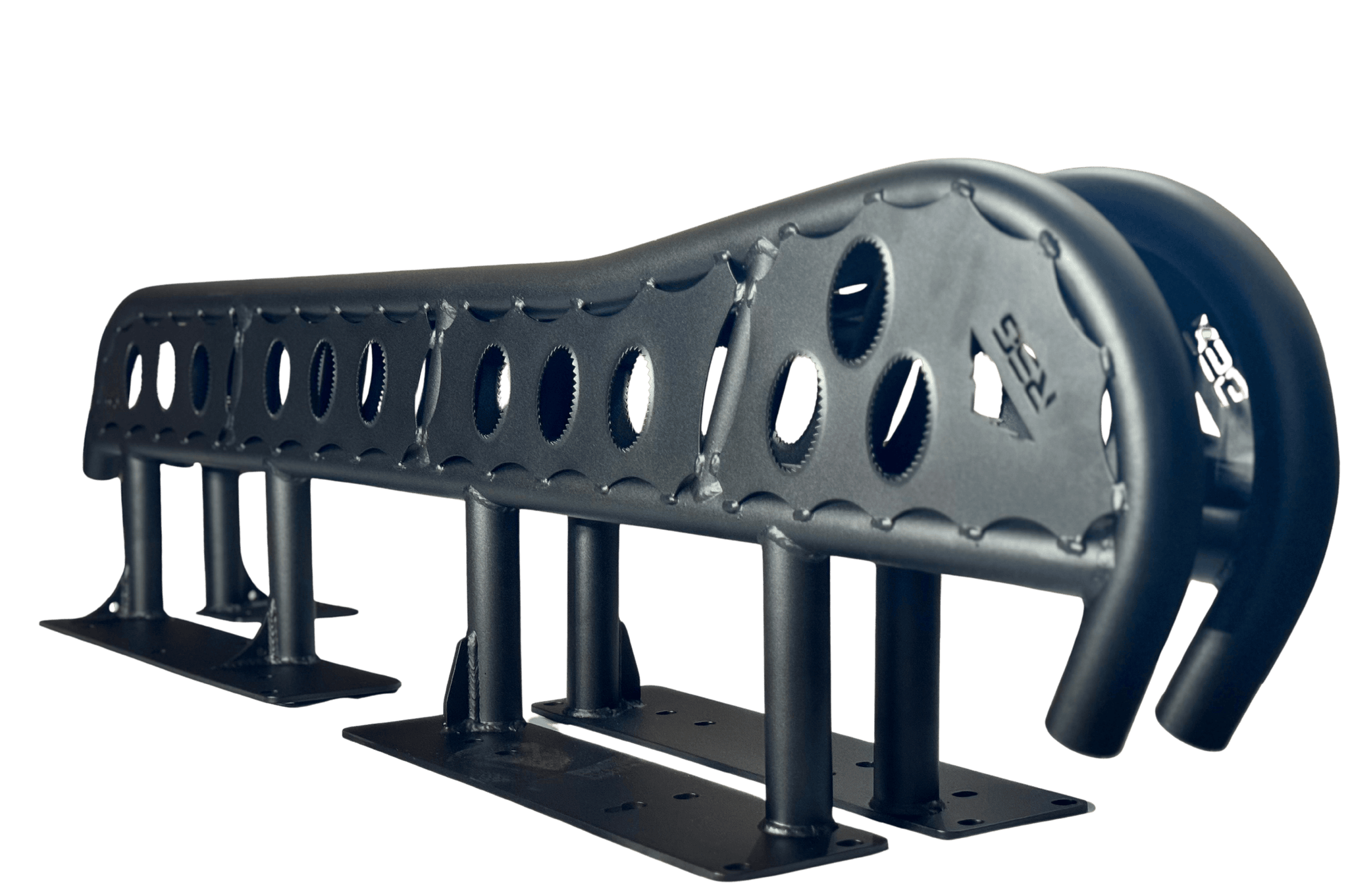 RSG Off Road Rock Sliders DOM / Powder Coated 2010-2023 Lexus GX460 Flat Sliders With Grip Top Plate