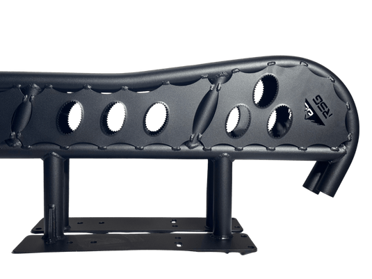 RSG Off Road Rock Sliders DOM / Powder Coated 2010-2023 Lexus GX460 Flat Sliders With Grip Top Plate