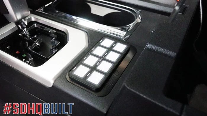 SDHQ Switches 2014-21 Tundra Billet Switch Pros Keypad Mount