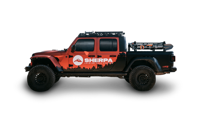 Sherpa Equipment Co Racks Mid Height PAK System Bed Rack / 05-23 Tacoma, 18+ Gladiator, 15+ F150/Raptor