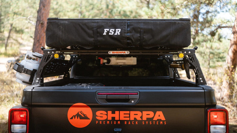 Load image into Gallery viewer, Sherpa Equipment Co Racks Mid Height PAK System Bed Rack / 05-23 Tacoma, 18+ Gladiator, 15+ F150/Raptor
