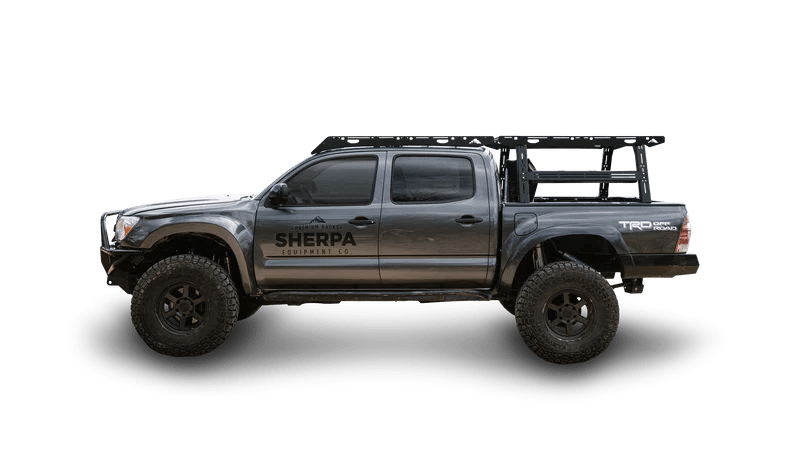 Load image into Gallery viewer, Sherpa Equipment Co Racks Rack Height PAK System Bed Rack / 05-23 Tacoma, 18+ Jeep Gladiator
