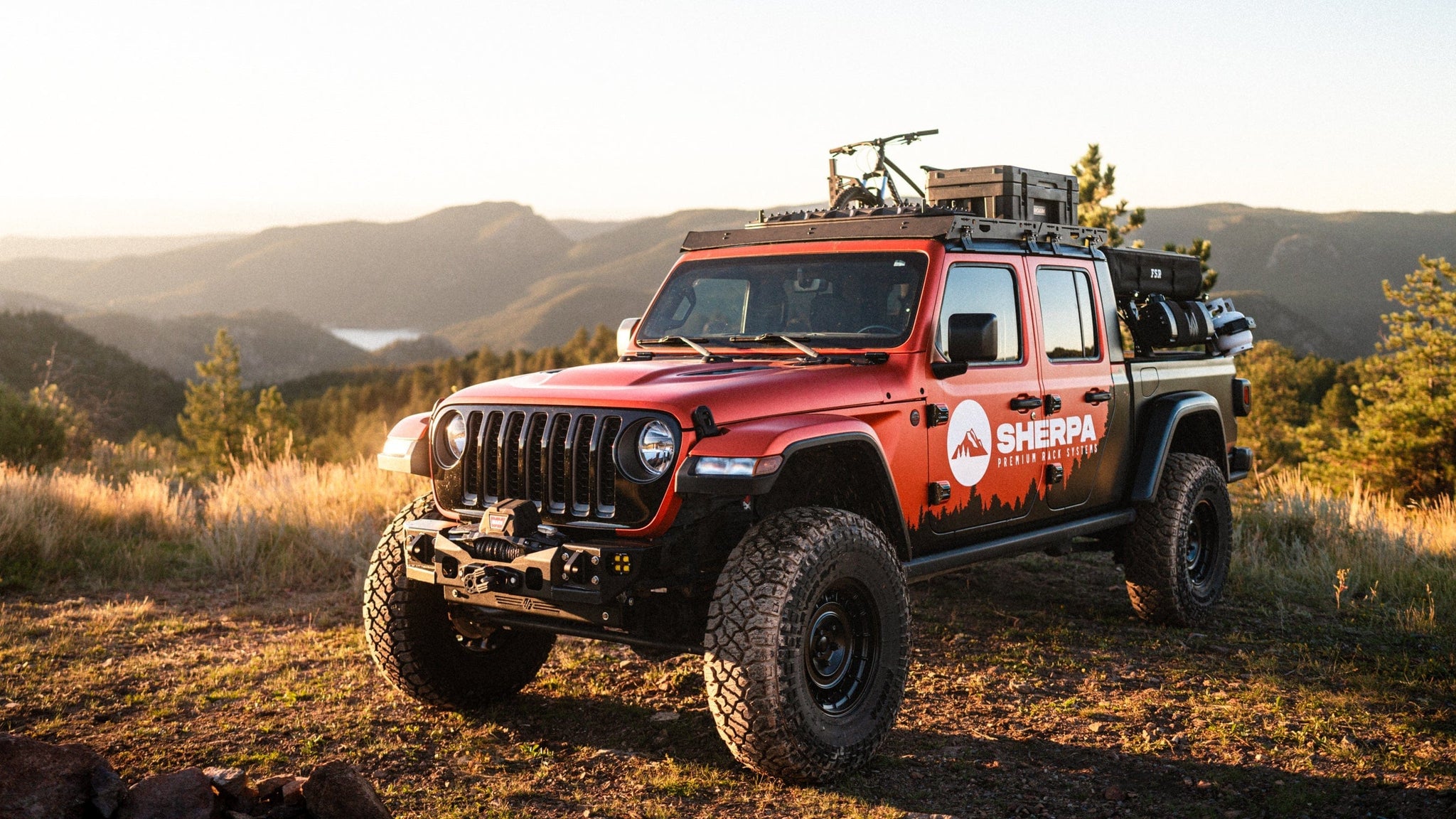 Sherpa Equipment Co Racks The Sunlight (Jeep Gladiator JT Roof Rack)