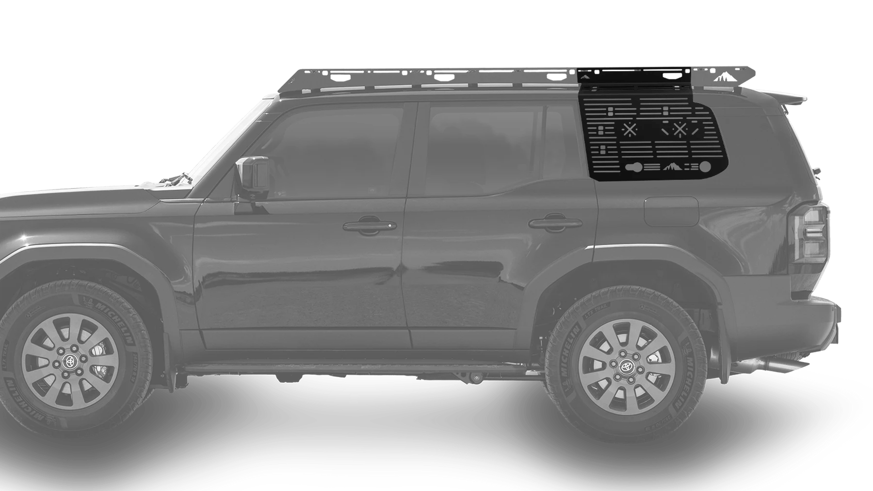 Sherpa Equipment Co Roof Rack Sherpa Window Panel / 250 Series Land Cruiser + GX550