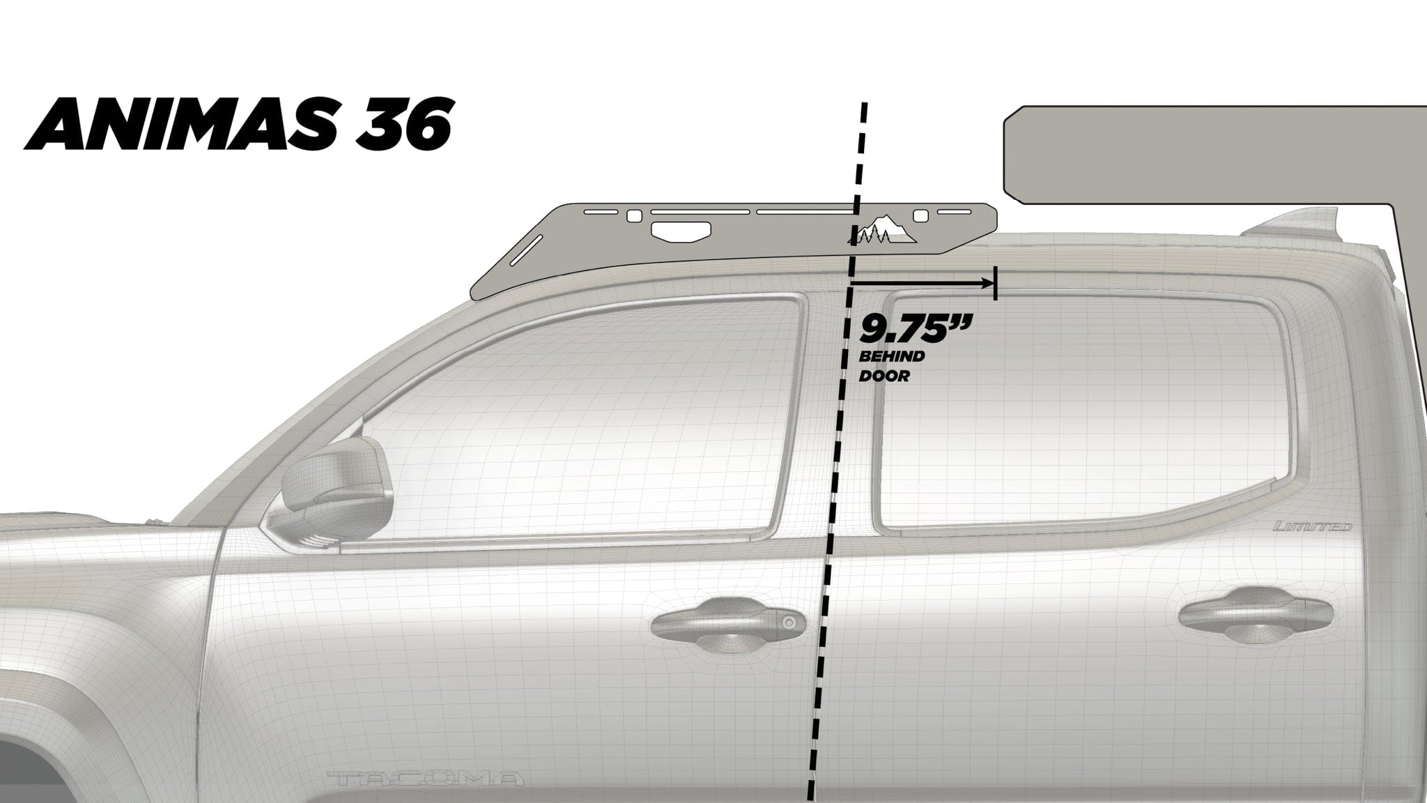 Sherpa Equipment Company Roof Rack The Animas (2005-2023 Tacoma Camper Roof Rack)