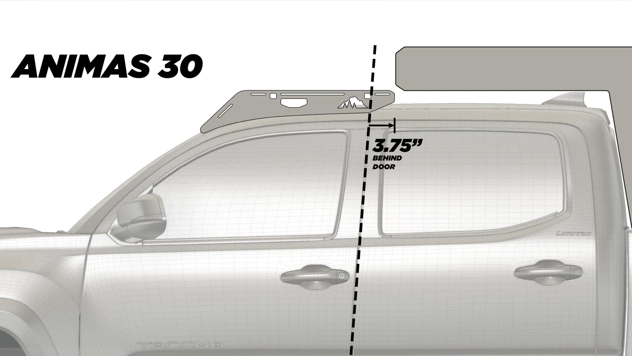 Sherpa Equipment Company Roof Rack The Animas (2005-2023 Tacoma Camper Roof Rack)