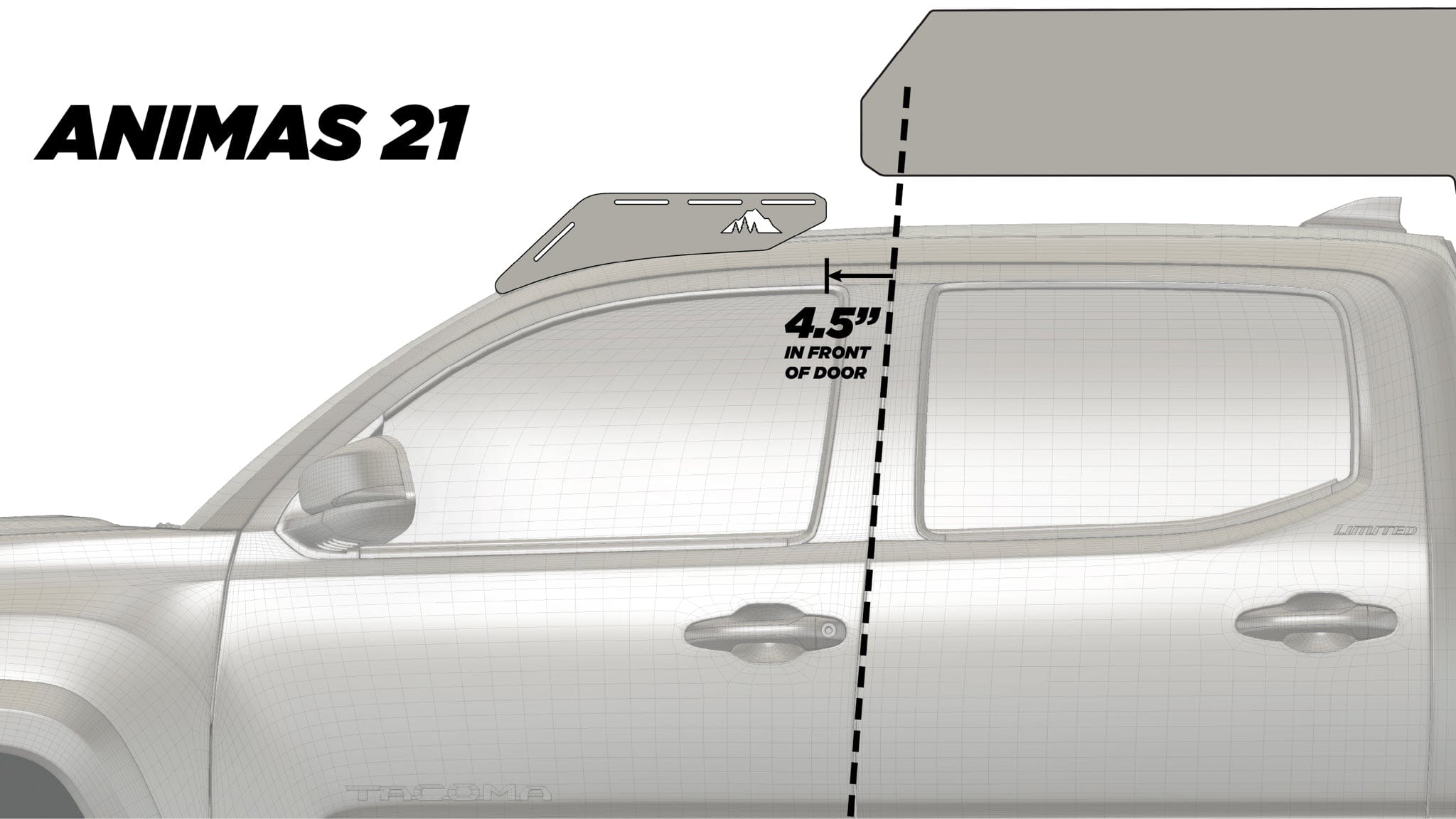 Sherpa Equipment Company Roof Rack The Animas (2005-2023 Tacoma Camper Roof Rack)