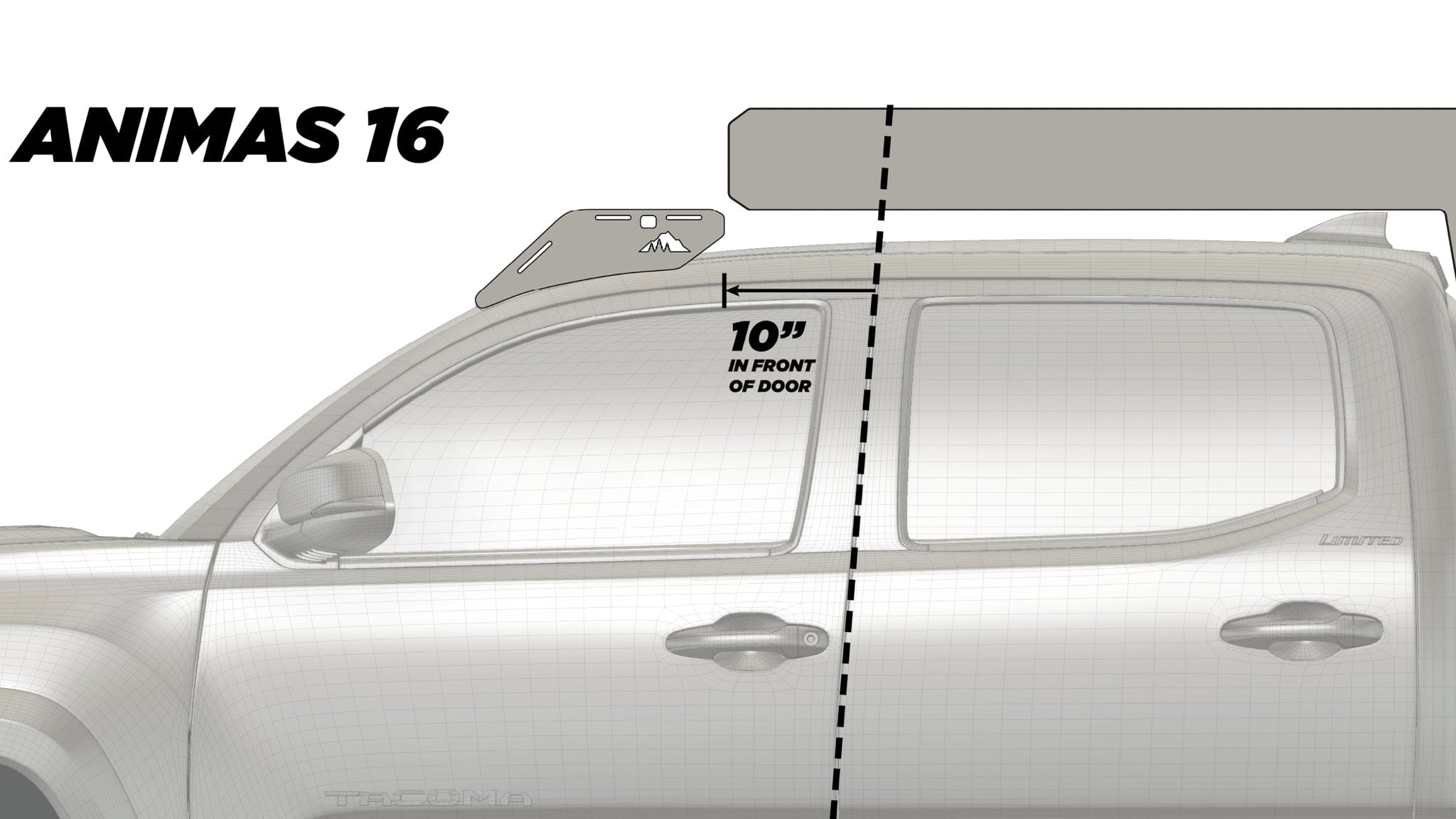 Sherpa Equipment Company Roof Rack The Animas (2005-2023 Tacoma Camper Roof Rack)