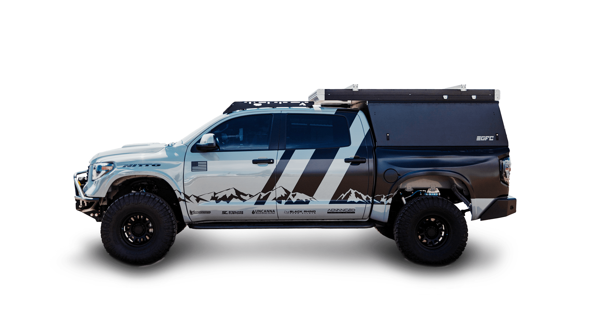 Sherpa Equipment Company Roof Rack The Bear Paw (2007-2021 Tundra Camper Roof Rack)