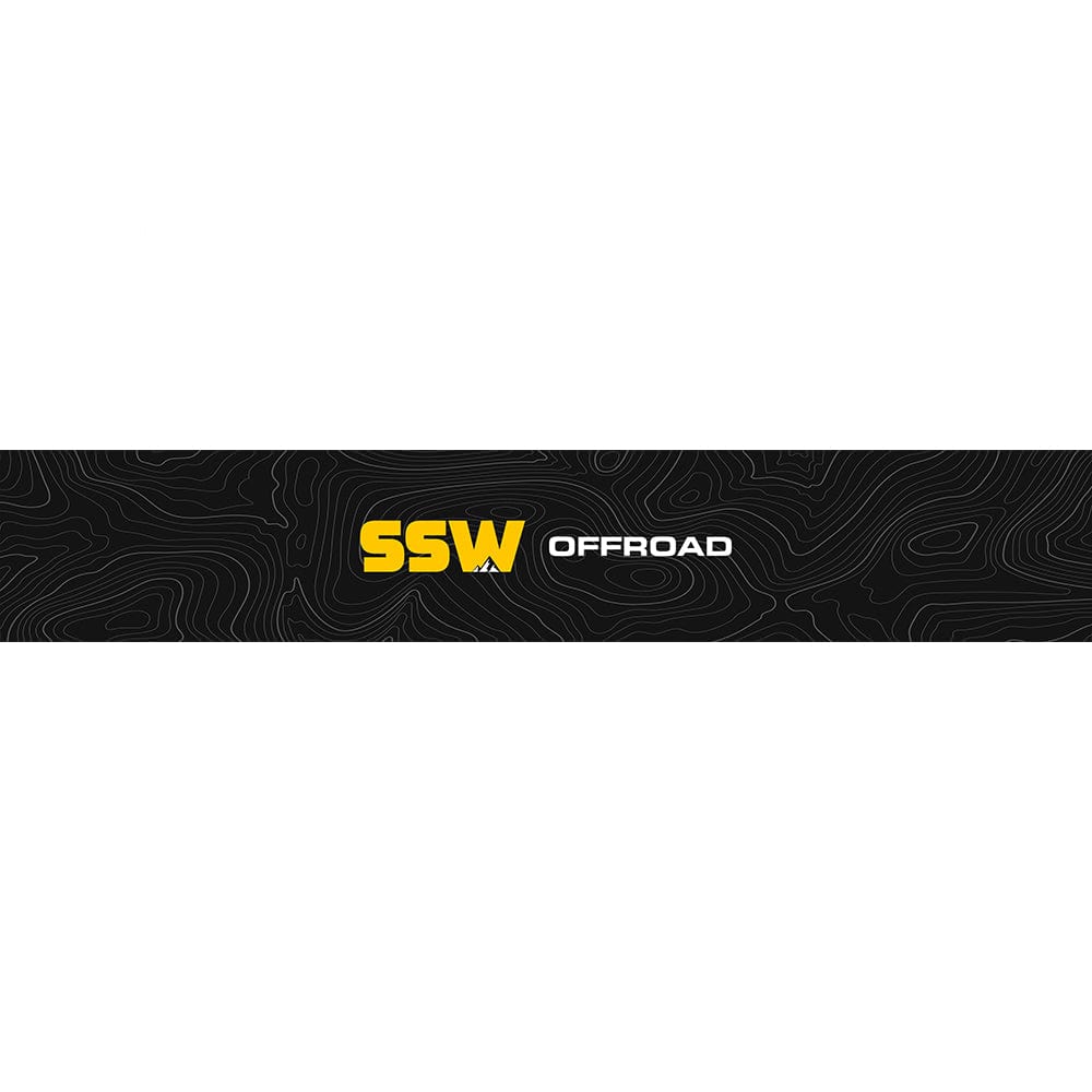 SSW Off-Road Wheels Acessories SSW Windshield Banner (Topography)