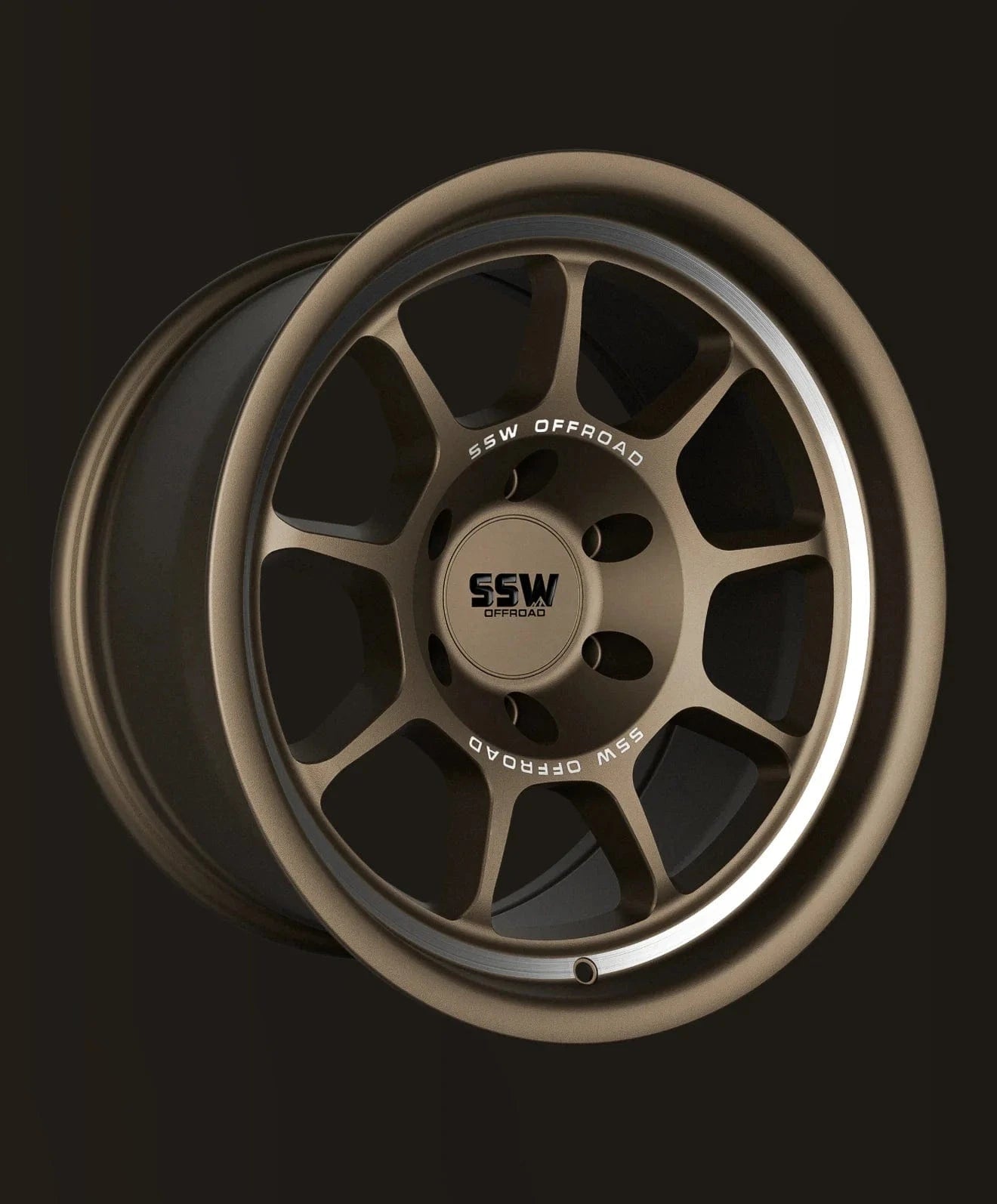 SSW Off-Road Wheels SSW Nova Wheel - Matte Bronze, 17x9, -25 Offset, 6x139.7