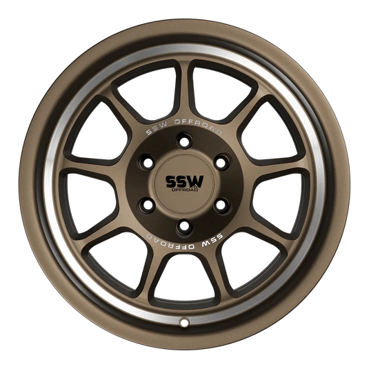 SSW Off-Road Wheels SSW Nova Wheel - Matte Bronze, 17x9, -25 Offset, 6x139.7