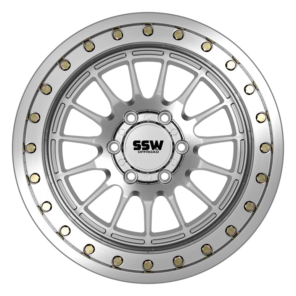 SSW Off-Road Wheels Wheels SSW Offroad BEADLOCK DAKAR / Machined Silver / 17X9.0 -25