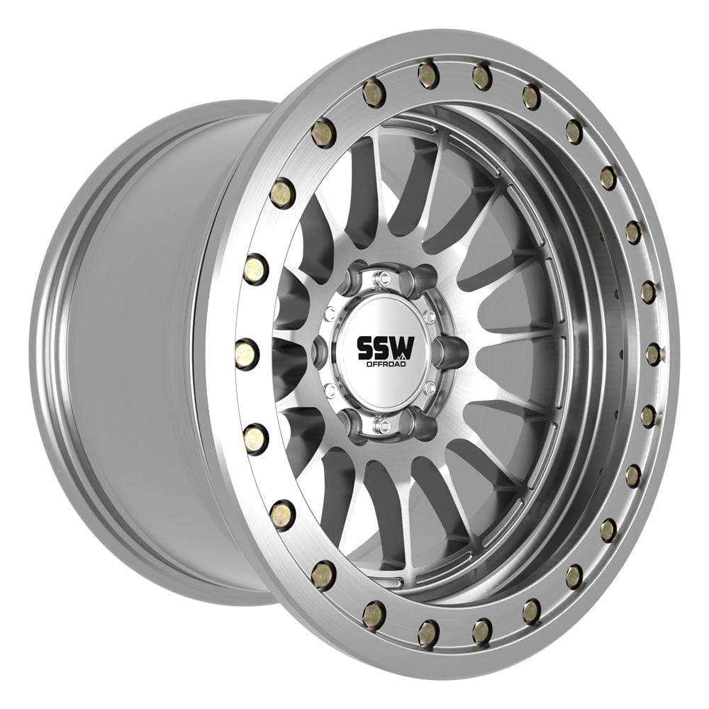 SSW Off-Road Wheels Wheels SSW Offroad BEADLOCK DAKAR / Machined Silver / 17X9.0 -25