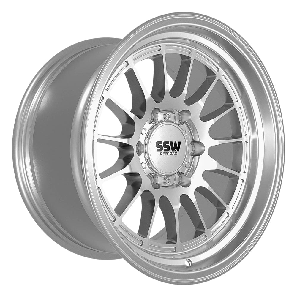 SSW Off-Road Wheels Wheels SSW Offroad DAKAR / Machined Silver / 17X9.0 -25