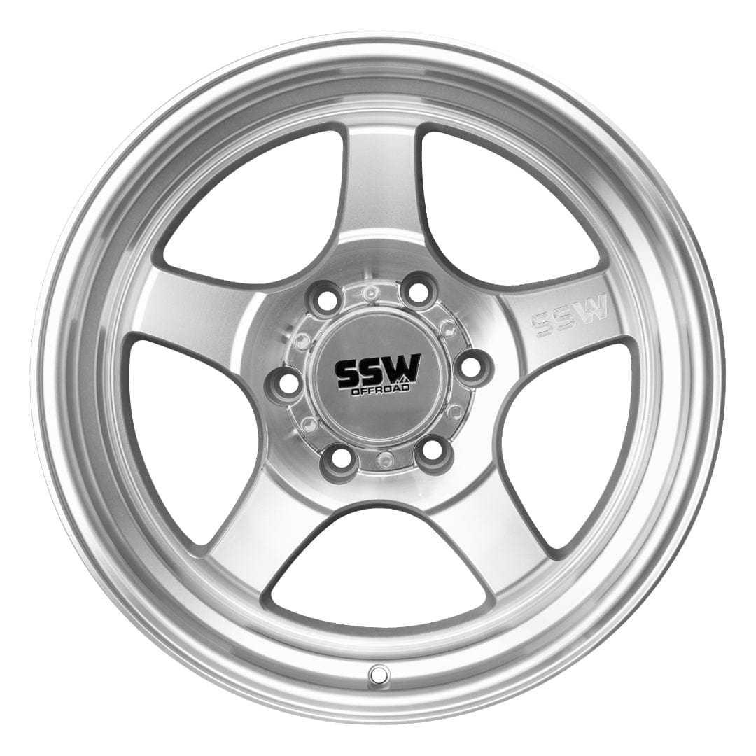 SSW Off-Road Wheels Wheels STRYKER / MACHINED SILVER / 17x9.0 -25