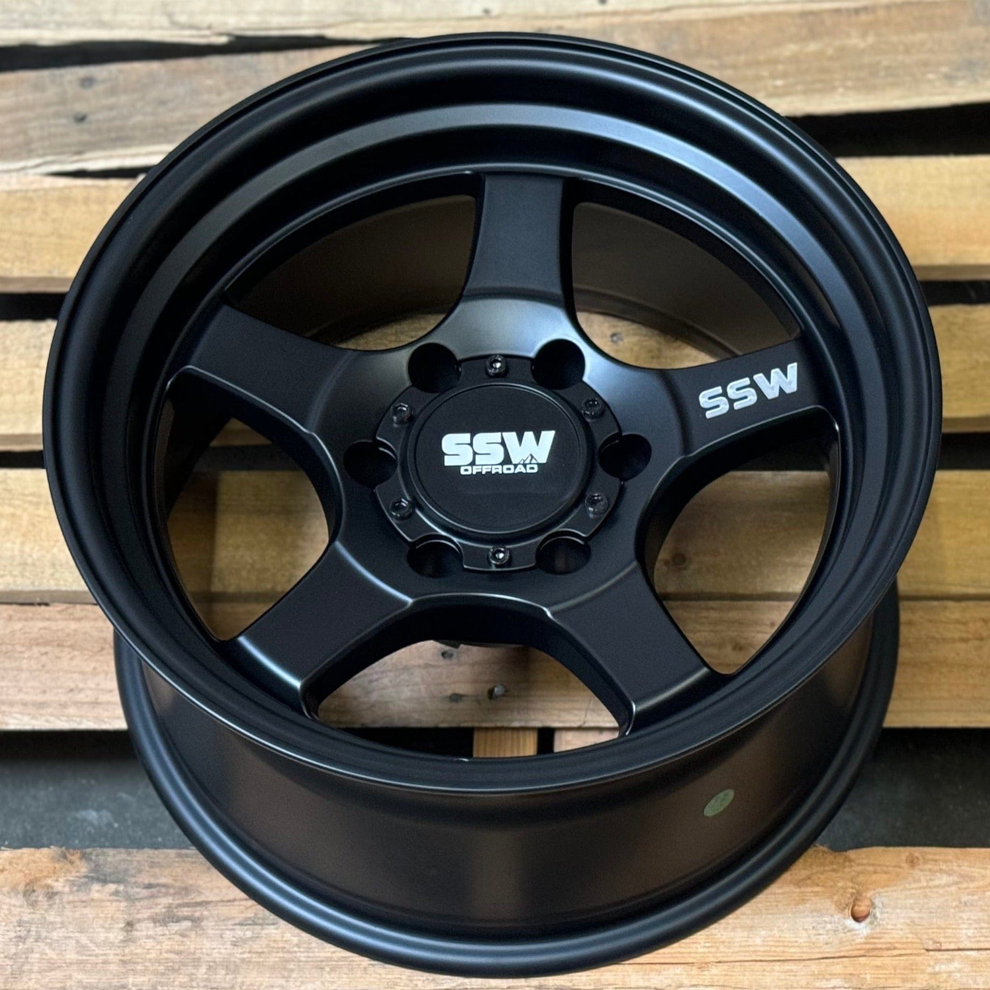 SSW Off-Road Wheels Wheels STRYKER / MATTE BLACK / 17x9.0 -25 (Clearance)