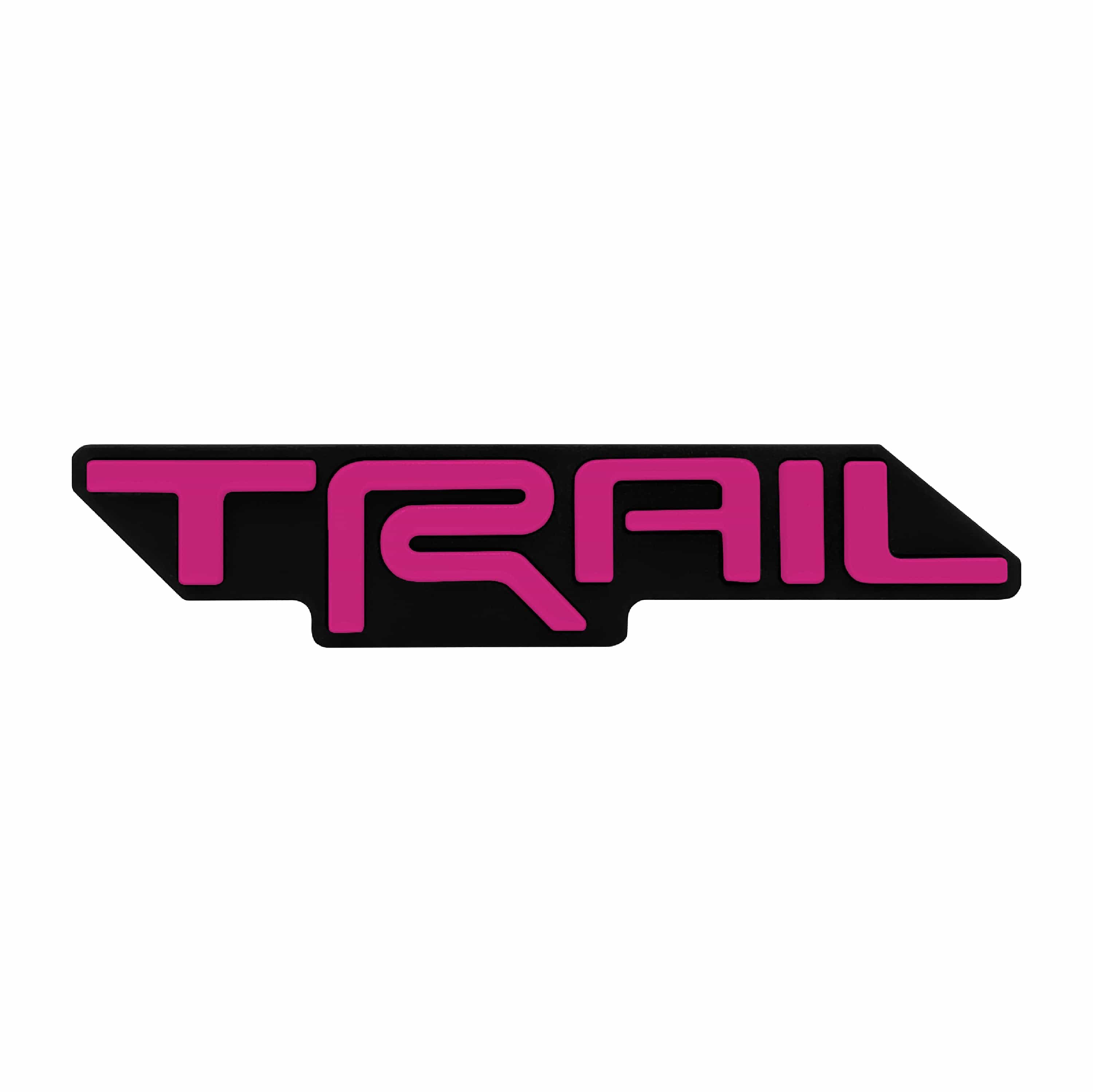 Taco Vinyl Accessories Pink (LOT PINK) Trail Grille Badge