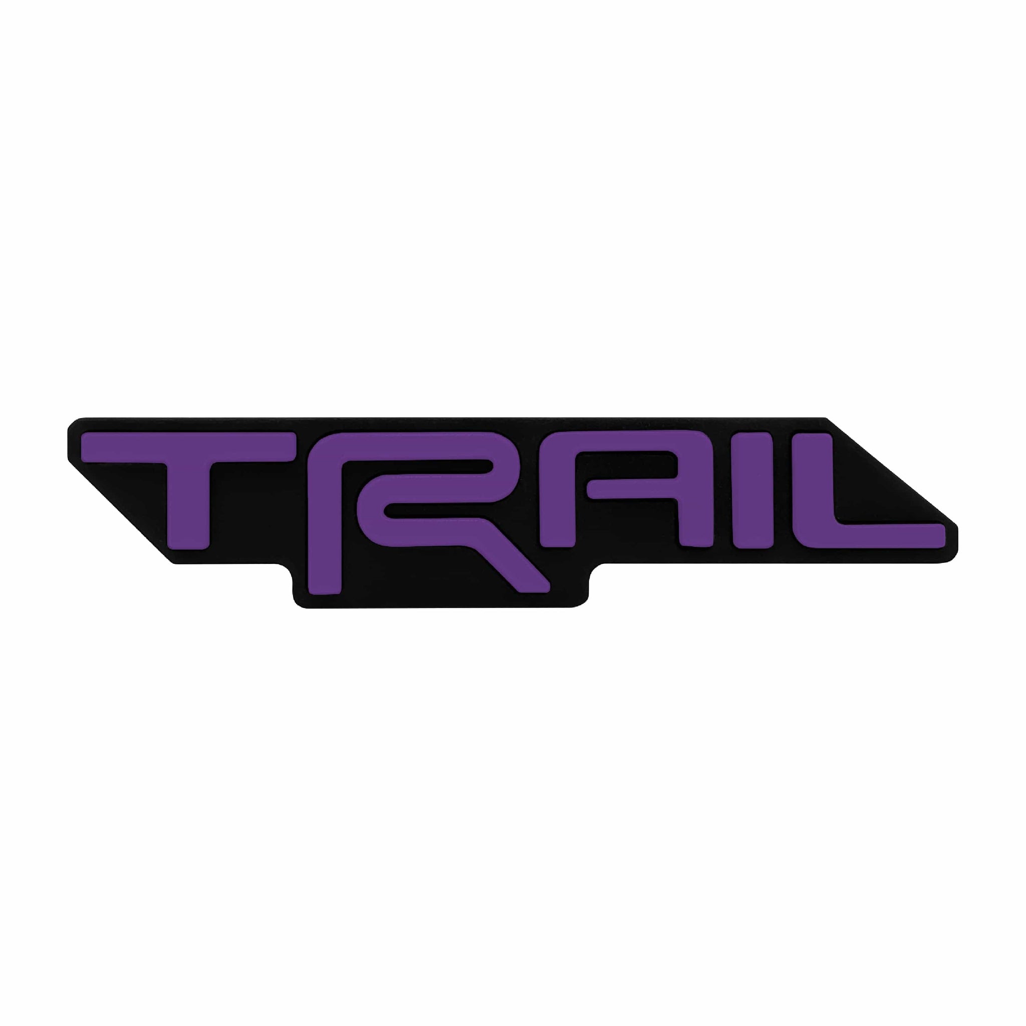 Taco Vinyl Accessories Purple (LOT PURPLE) Trail Grille Badge