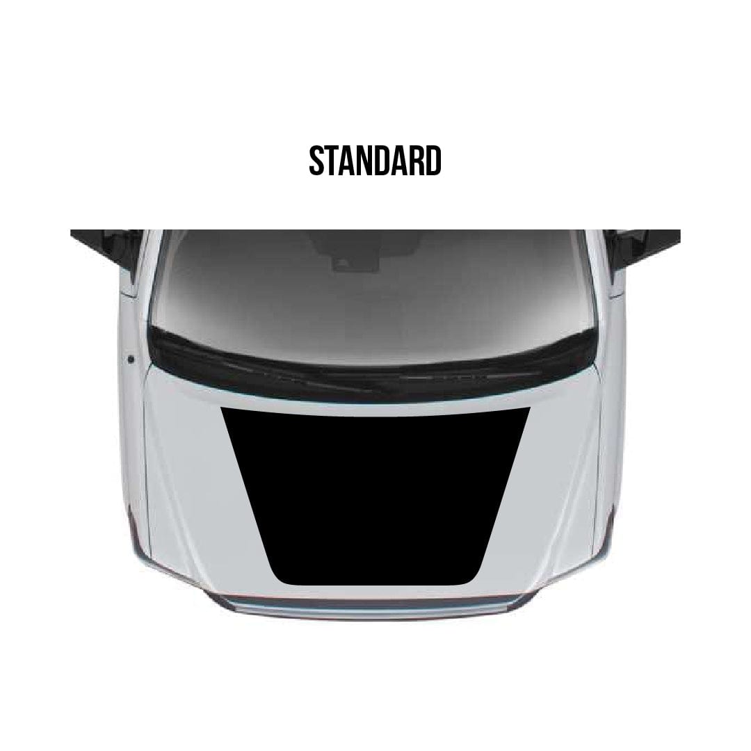 Taco Vinyl Accessories Standard (Larger) / Satin Black 2010-22 Tundra Hood Stamp