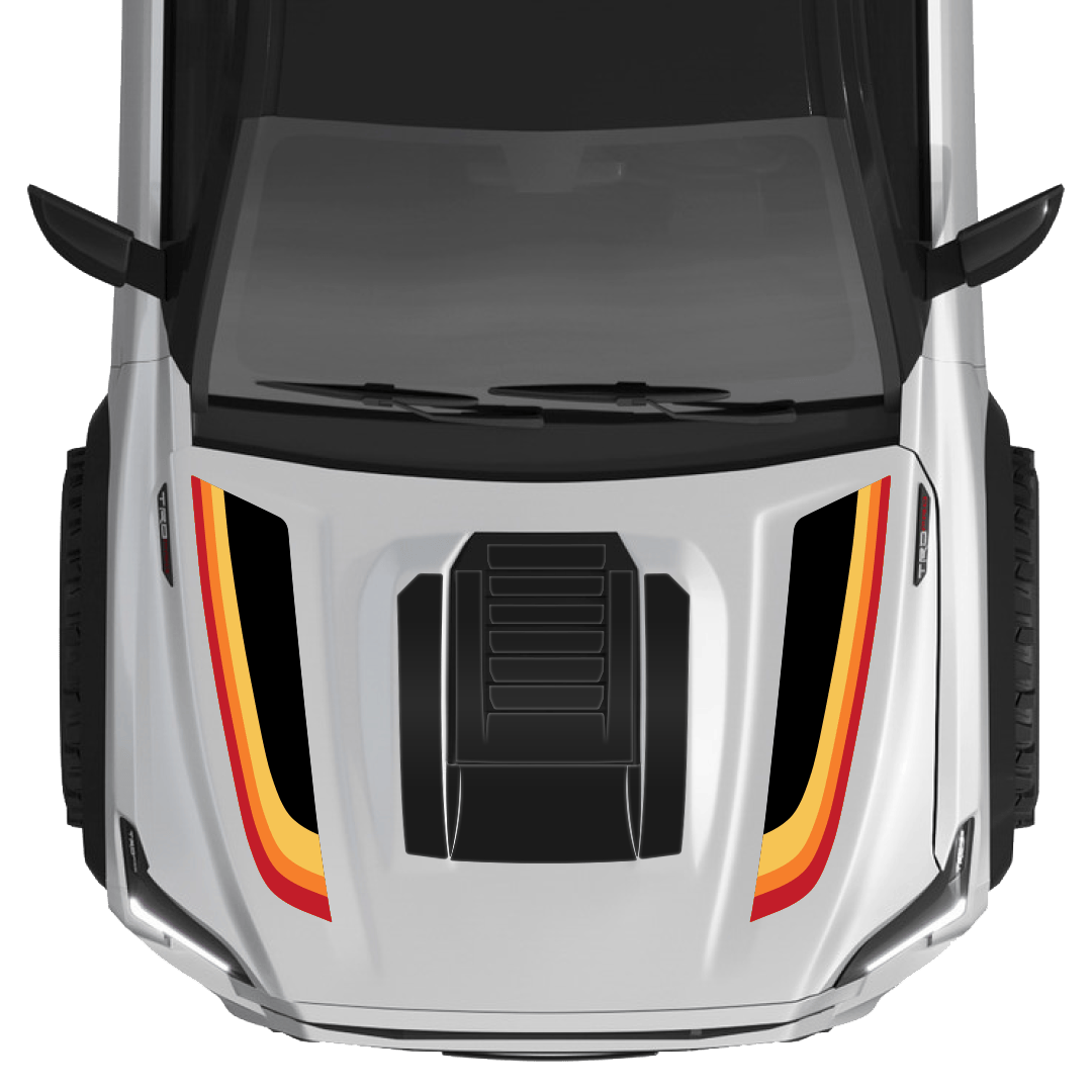 Taco Vinyl Hood Stamp 2024+ Tacoma/2025+ 4Runner Fury Hood Scoop Stamp