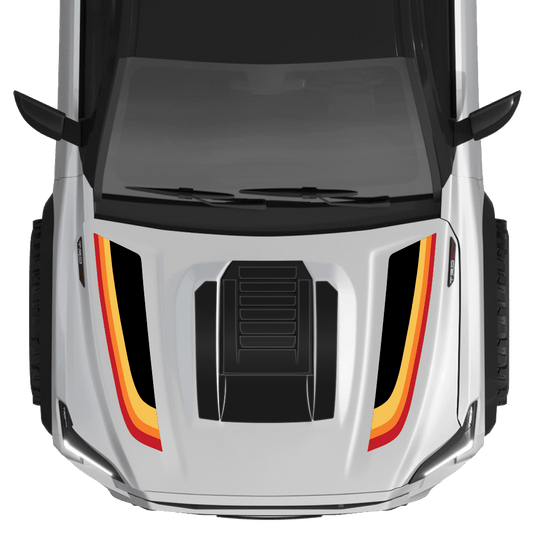 Taco Vinyl Hood Stamp 2024+ Tacoma/2025+ 4Runner Fury Hood Scoop Stamp