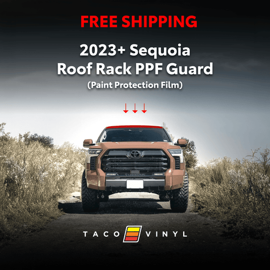 Taco Vinyl Protective Vinyl 2022+ Tundra PPF Roof Rack Guard