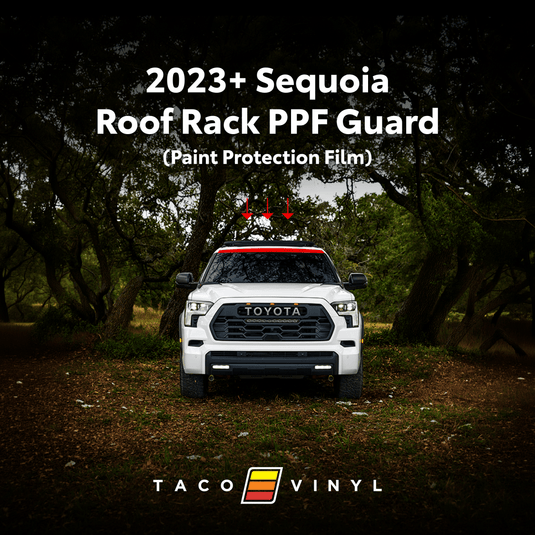 Taco Vinyl Protective Vinyl 2023+ Sequoia PPF Roof Rack Guard