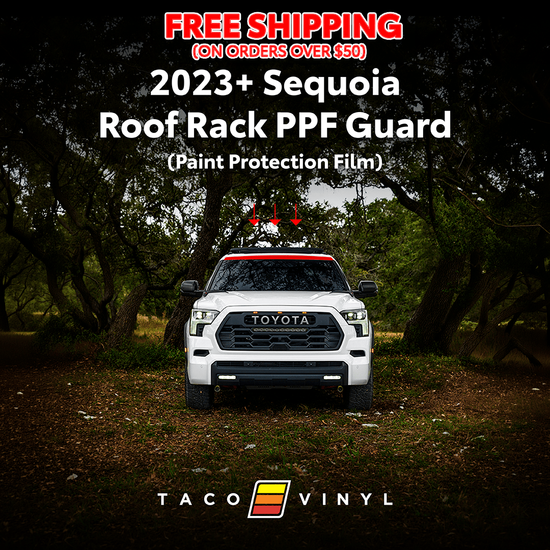 Taco Vinyl Protective Vinyl 2023+ Sequoia PPF Roof Rack Guard