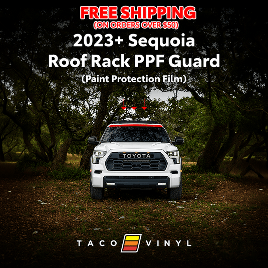 Taco Vinyl Protective Vinyl 2023+ Sequoia PPF Roof Rack Guard