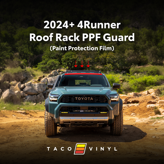 Taco Vinyl Protective Vinyl 2025+ 4Runner PPF Roof Rack Guard