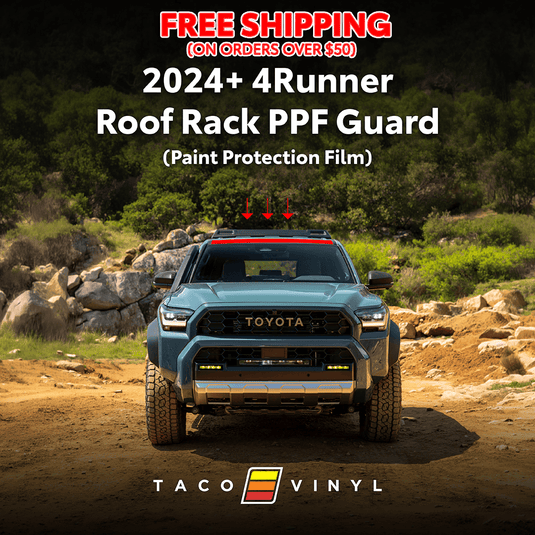 Taco Vinyl Protective Vinyl 2025+ 4Runner PPF Roof Rack Guard