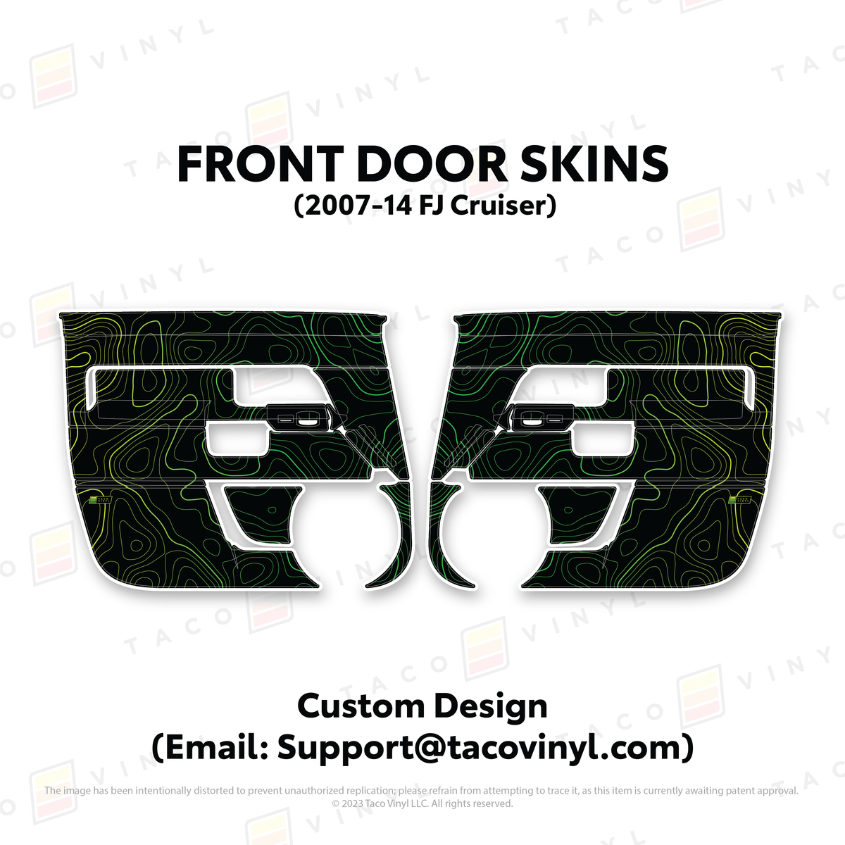 Taco Vinyl Protective Vinyl FJ Cruiser Door Skins