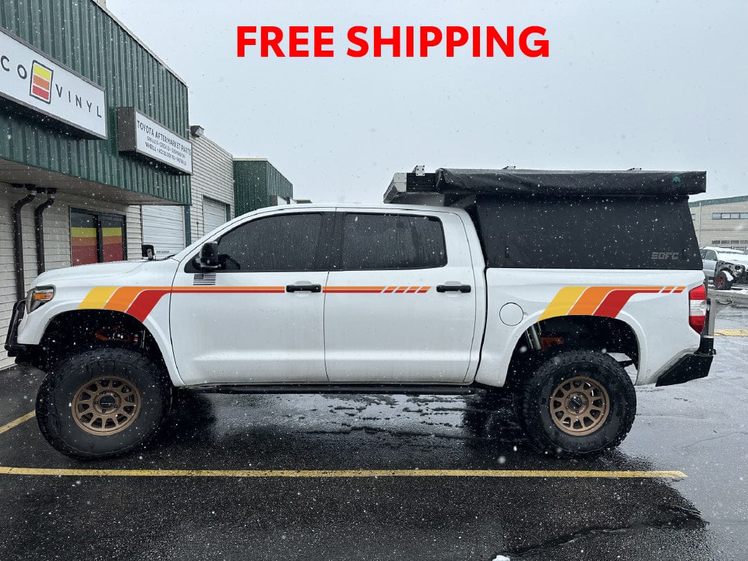 Taco Vinyl Tundra Stripe Kit 2014-21 Tundra Heritage Side Stripes