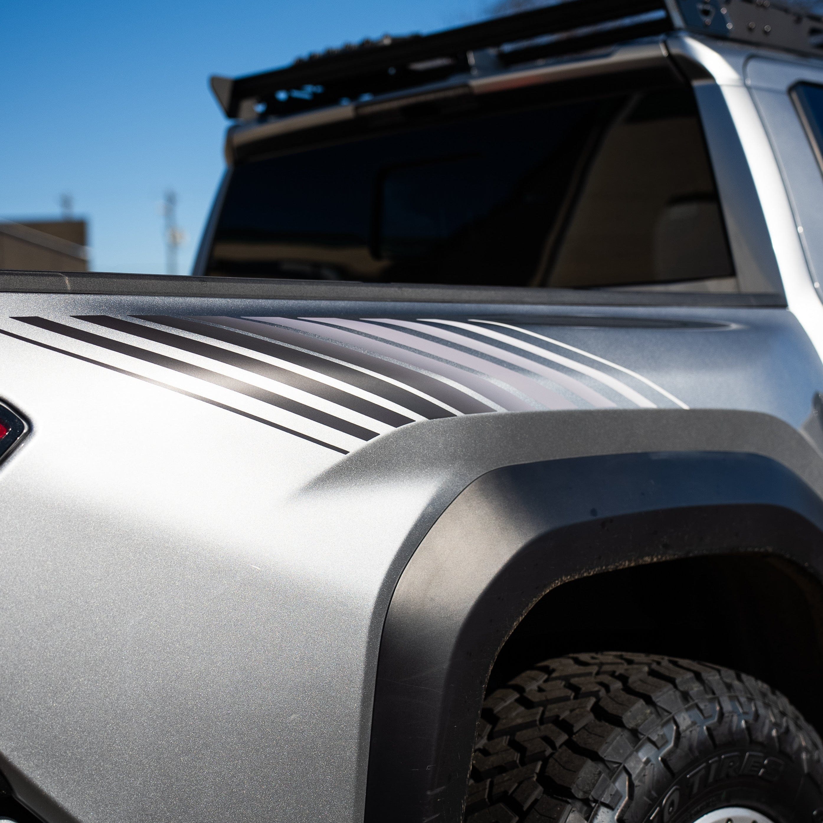 Taco Vinyl Vehicle Decals 2024+ Tacoma/2025+ 4Runner Hyper Stripe Kit
