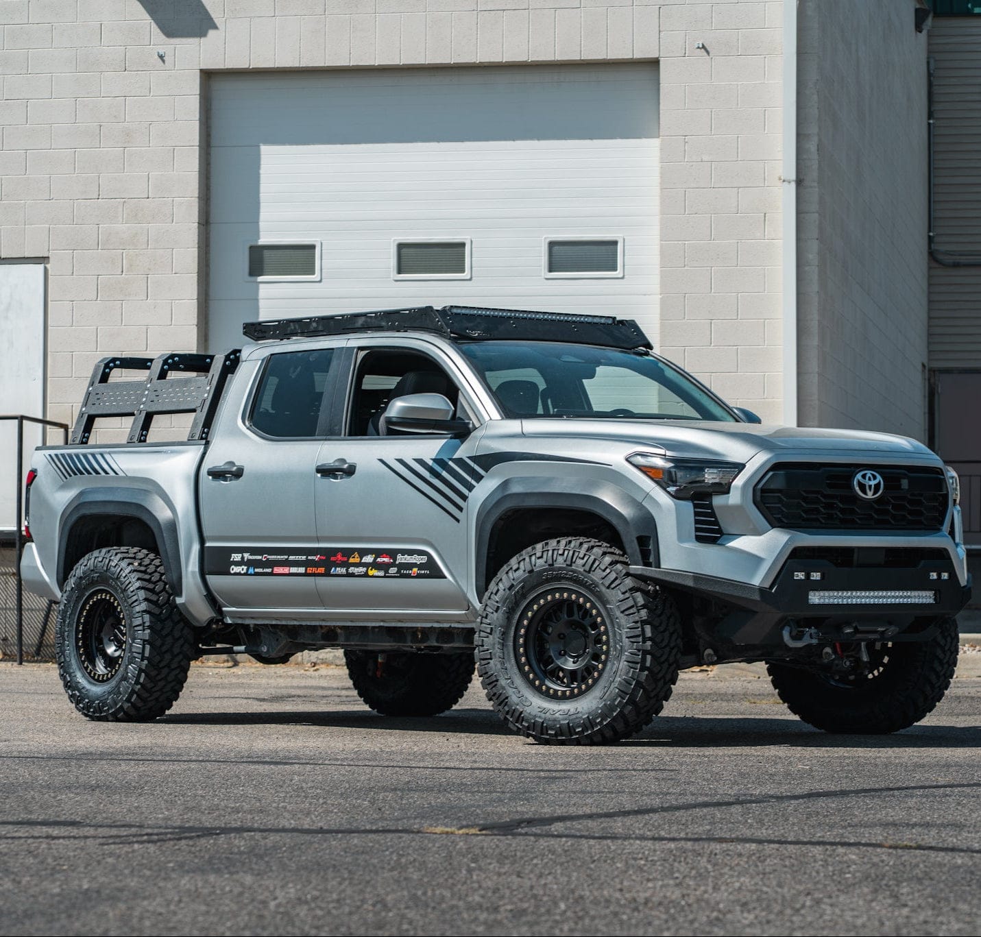 Taco Vinyl Vehicle Decals All Satin Black / Yes include Full rocker panel 2024+ Tacoma/2025+ 4Runner Hyper Stripe Kit