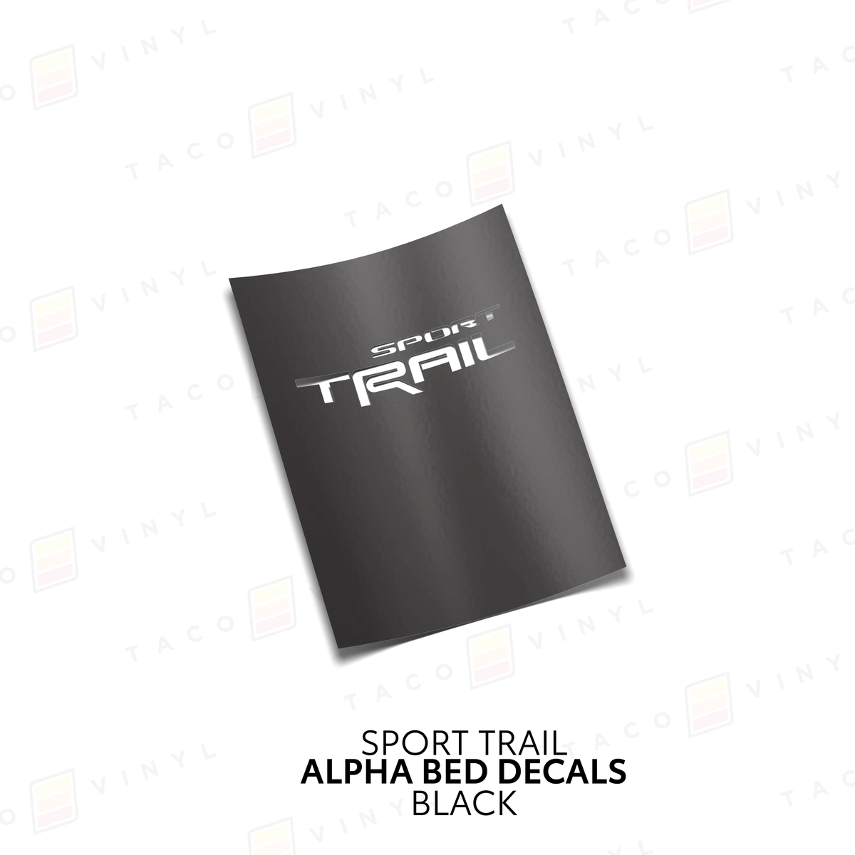 Taco Vinyl Vehicle Decals Alpha Bed Decals