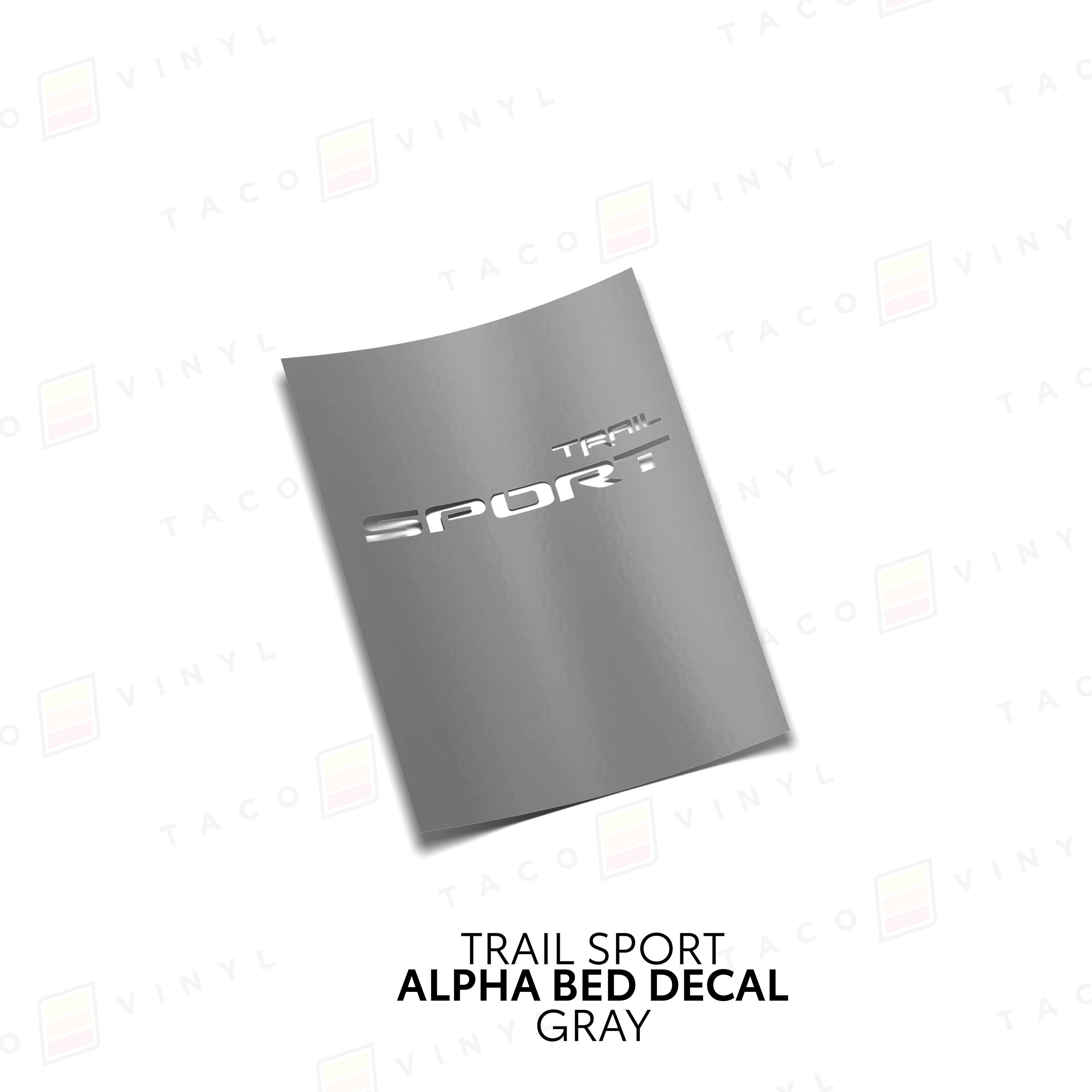 Taco Vinyl Vehicle Decals Alpha Bed Decals