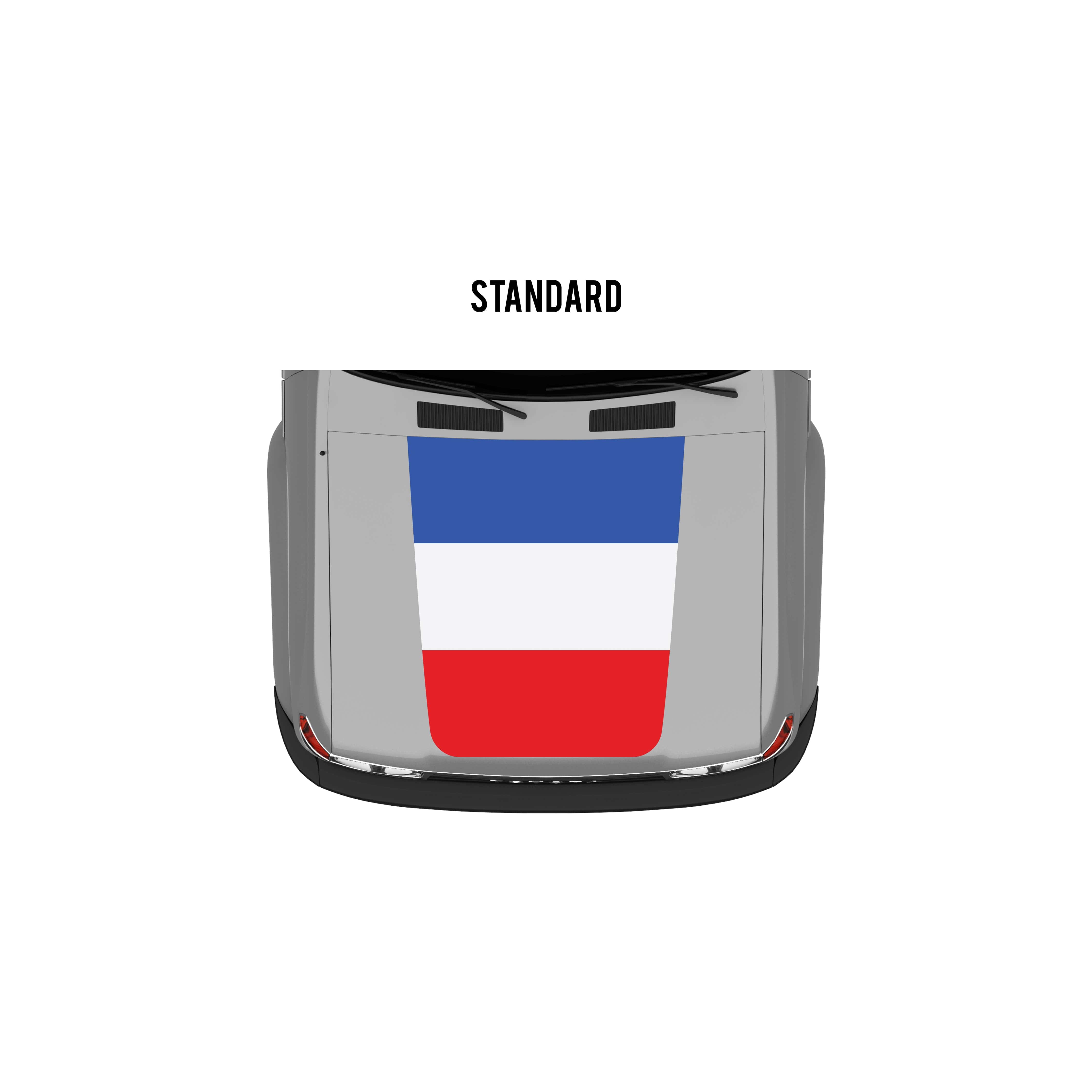 Taco Vinyl Vehicle Decals American Scheme / Standard Hood Stamp 80 Series Land Cruiser Checkered Stripe Kit