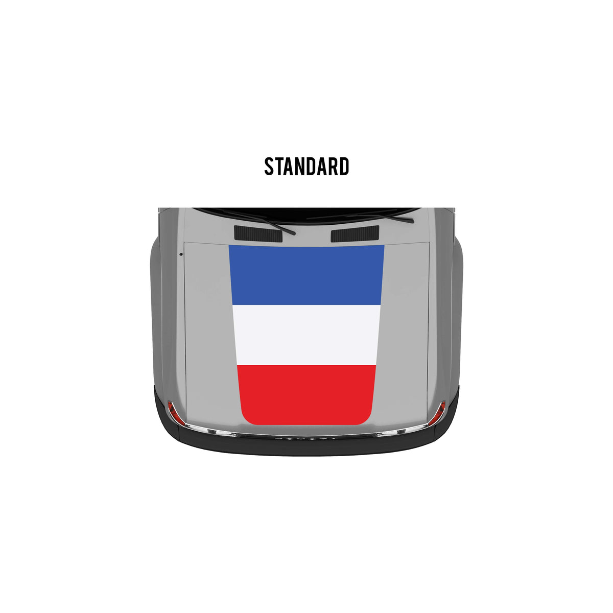 Taco Vinyl Vehicle Decals American Scheme / Standard Hood Stamp 80 Series Land Cruiser Checkered Stripe Kit