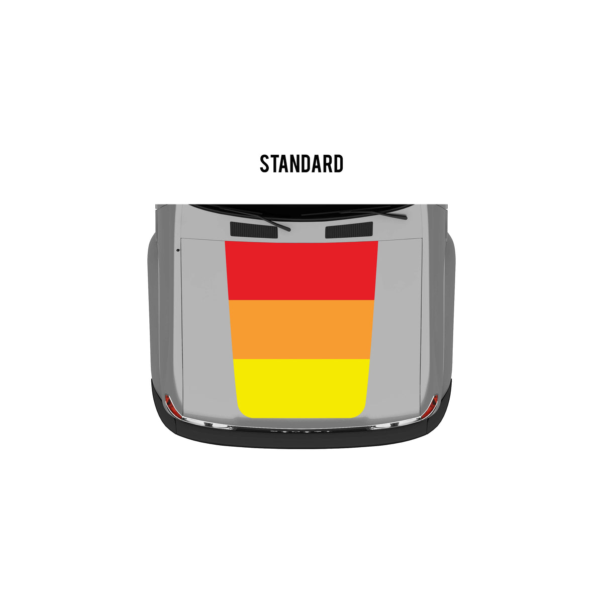 Taco Vinyl Vehicle Decals Classic Scheme / Standard Hood Stamp 80 Series Land Cruiser Checkered Stripe Kit