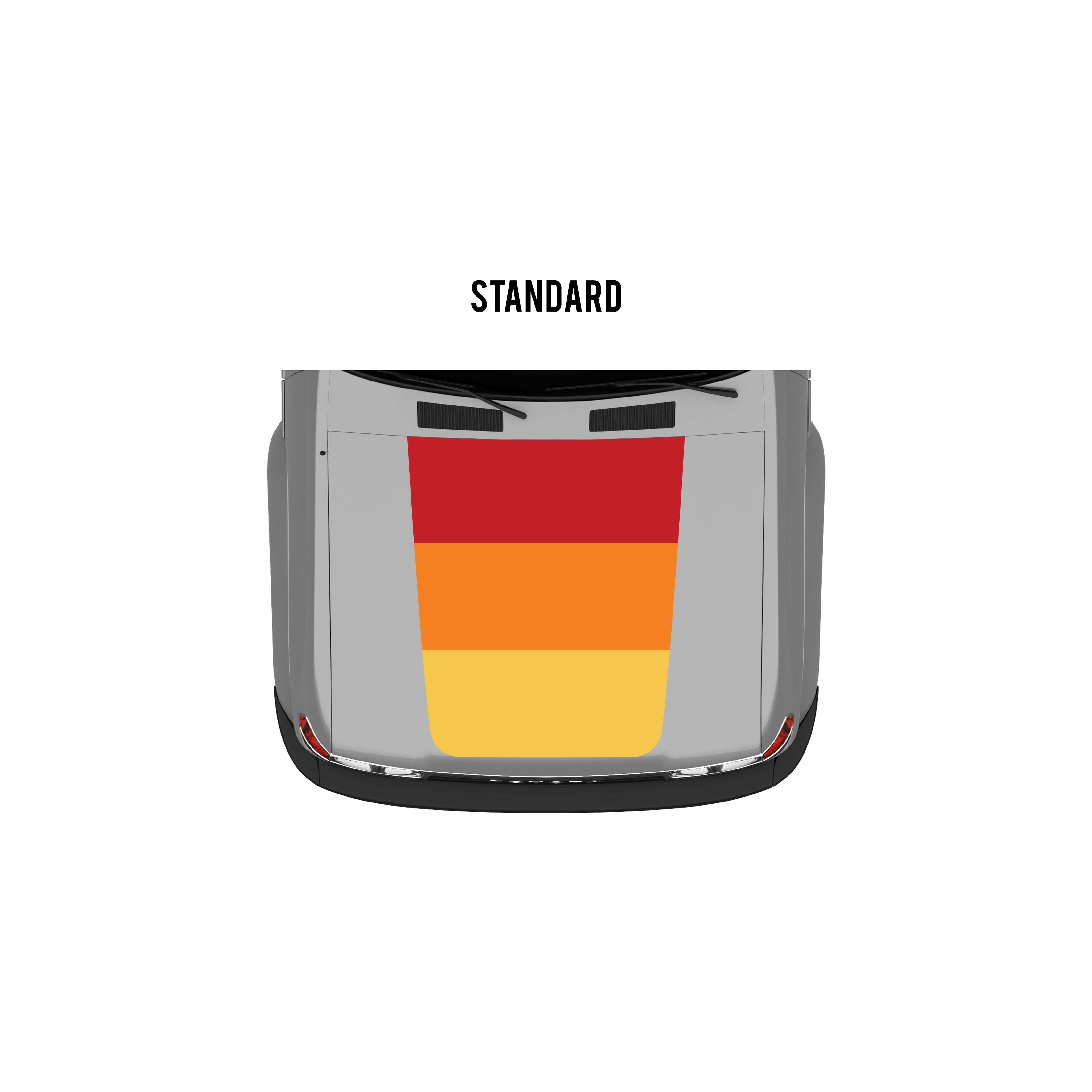 Taco Vinyl Vehicle Decals Heritage Scheme / Standard Hood Stamp 80 Series Land Cruiser Checkered Stripe Kit
