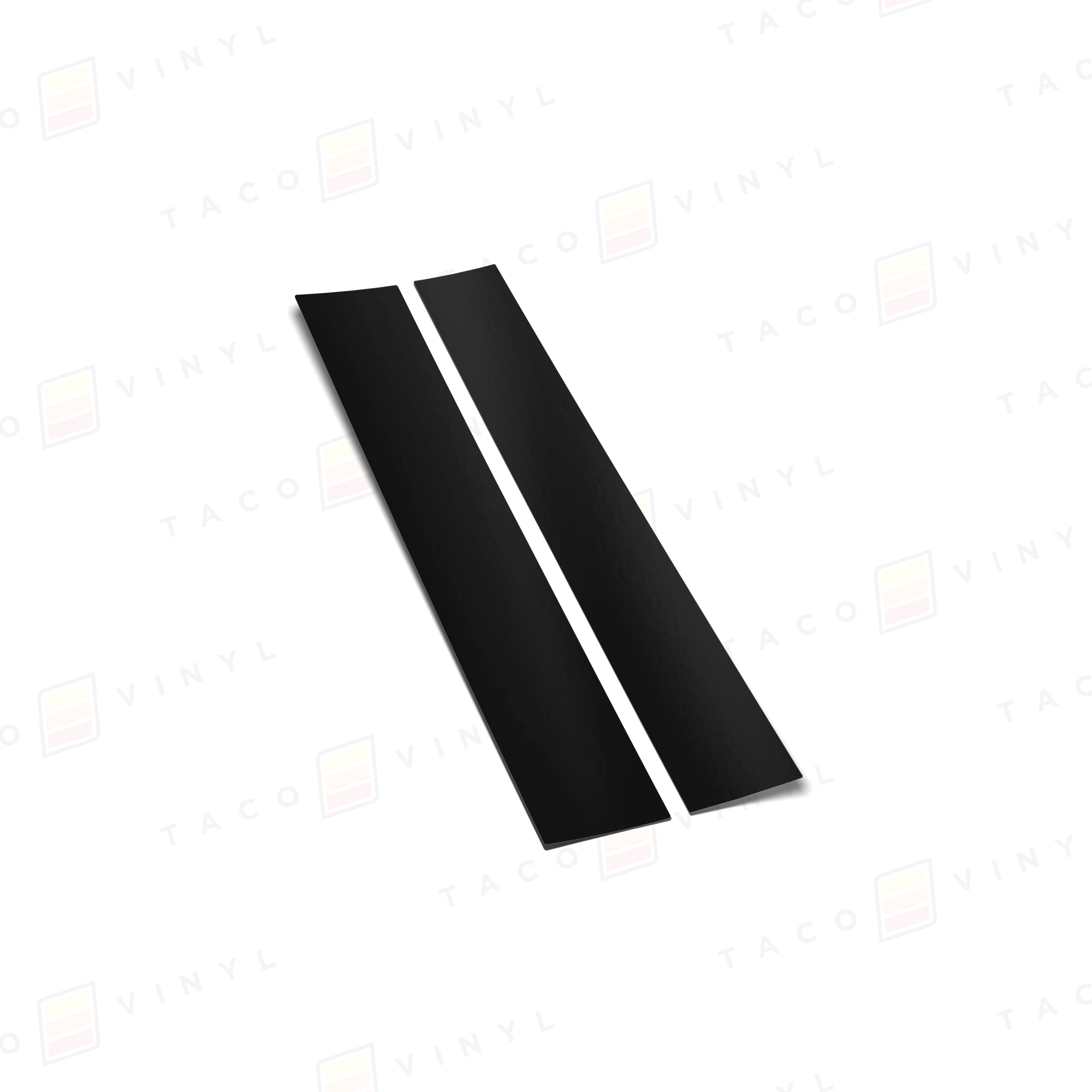 Taco Vinyl Vehicle Decals Satin Black 2019-2025 Rav4 Door Pillar Decals