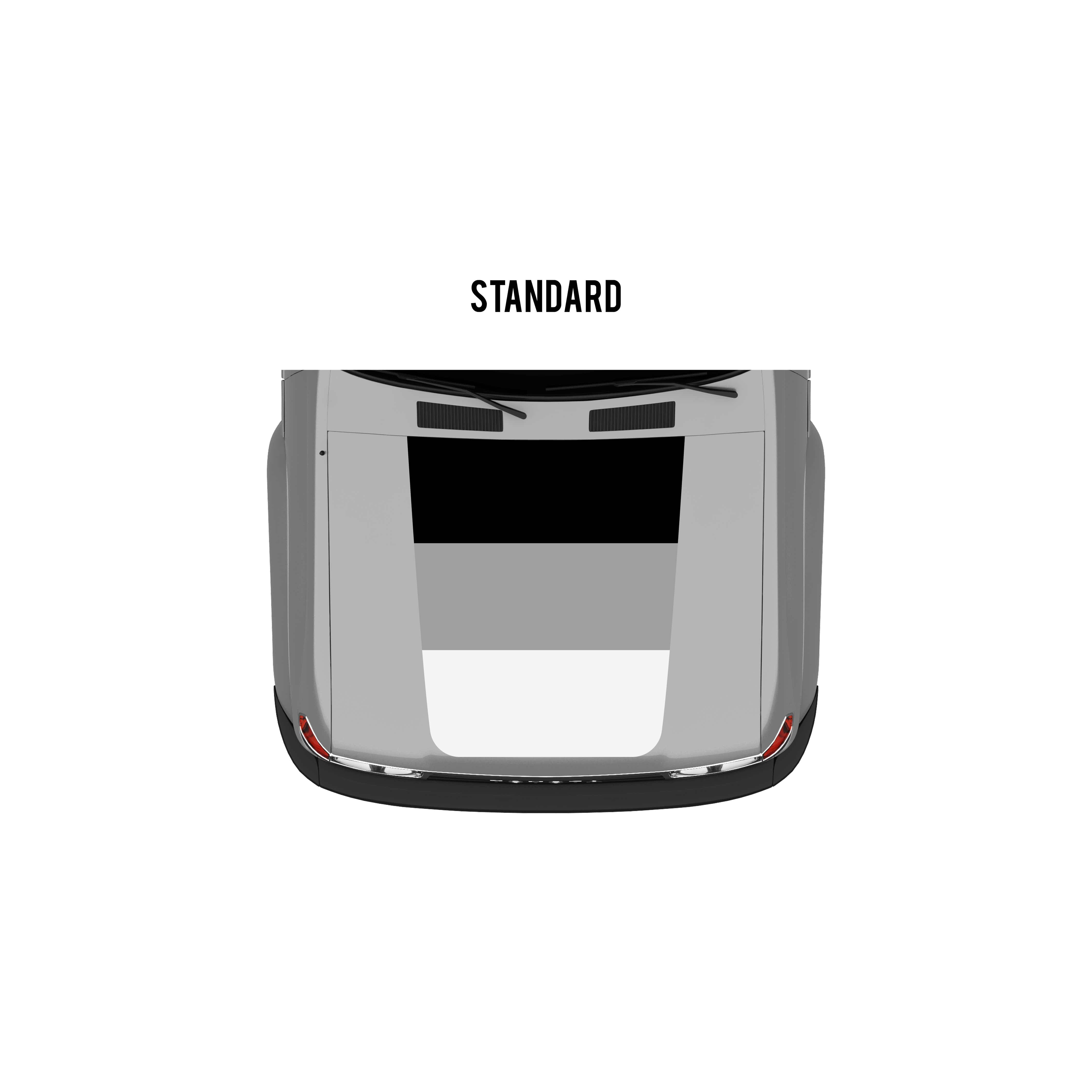 Taco Vinyl Vehicle Decals Trevor / Standard Hood Stamp 80 Series Land Cruiser Checkered Stripe Kit