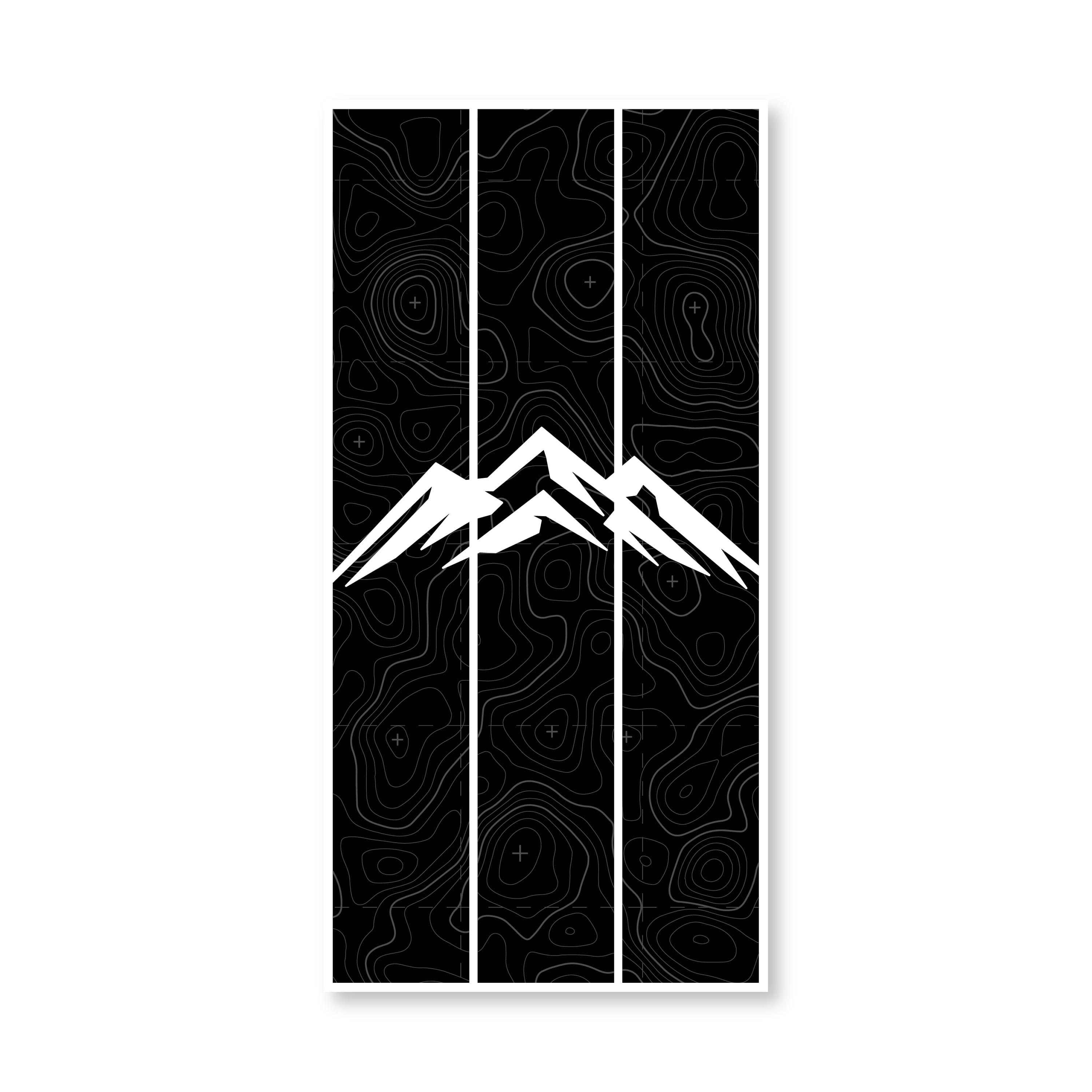 Taco Vinyl Vehicle Decals Universal Mountain Stripes